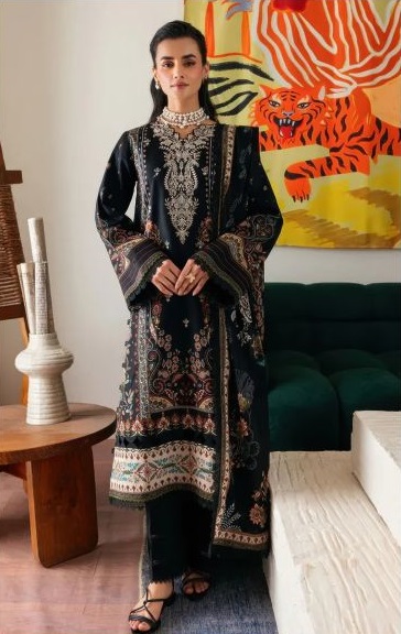 Farida Vol 3 By Alzohaib Cotton Dupatta Cotton Salwar Kameez